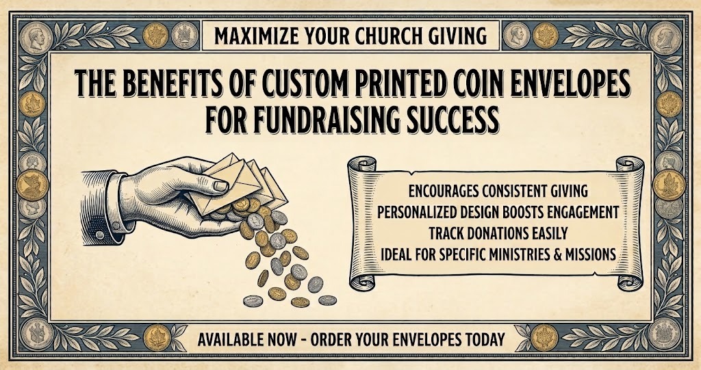 Maximize Your Church Giving: The Benefits of Custom Printed Coin Envelopes for Fundraising Success