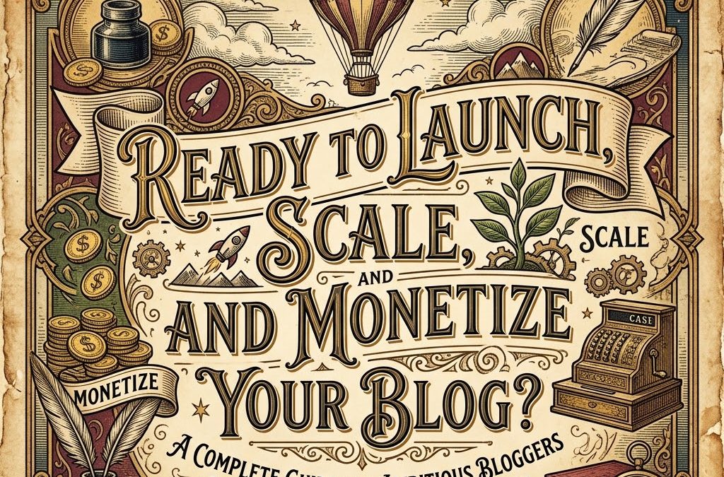 Ready to launch, scale, and monetize your blog?