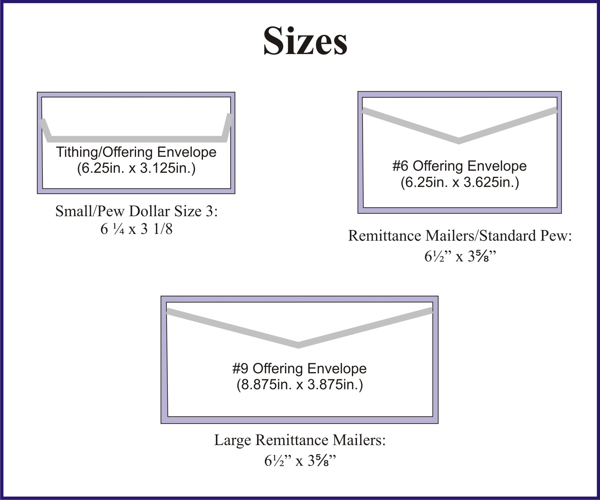 Envelope Sizes
