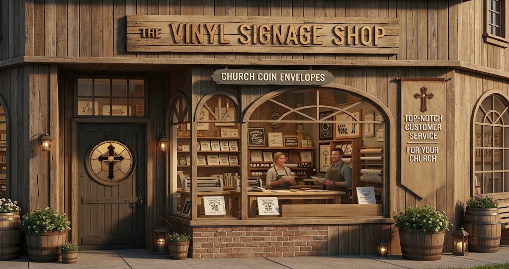 The Vinyl Signage Shop – Church Coin Envelopes, Top-Notch Customer Service for Your Church Needs
