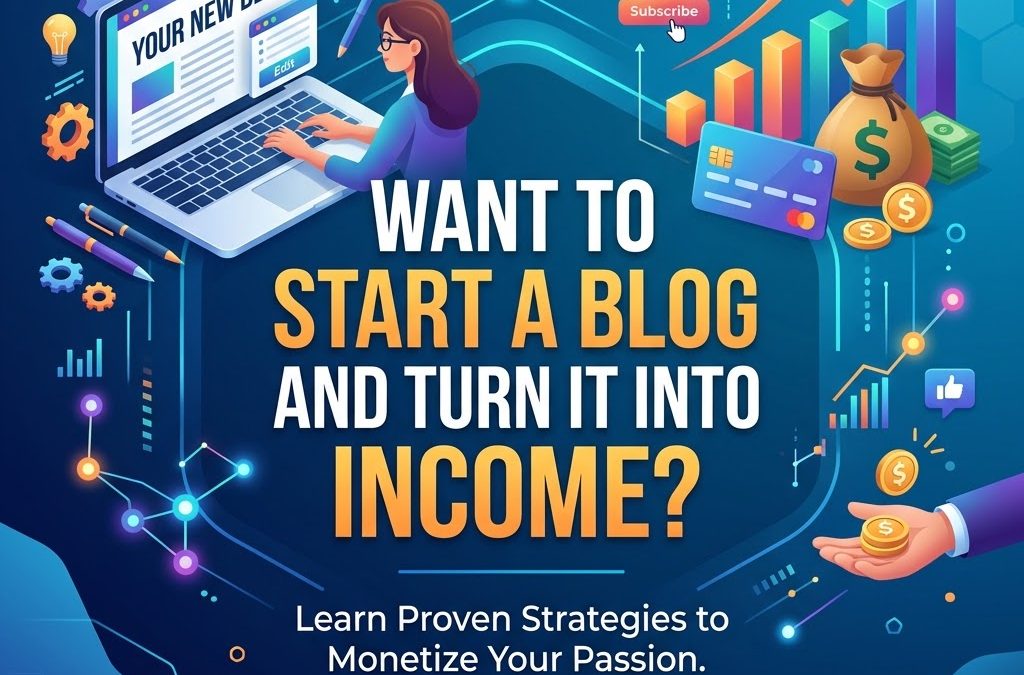 Want to start a blog and turn it into income?