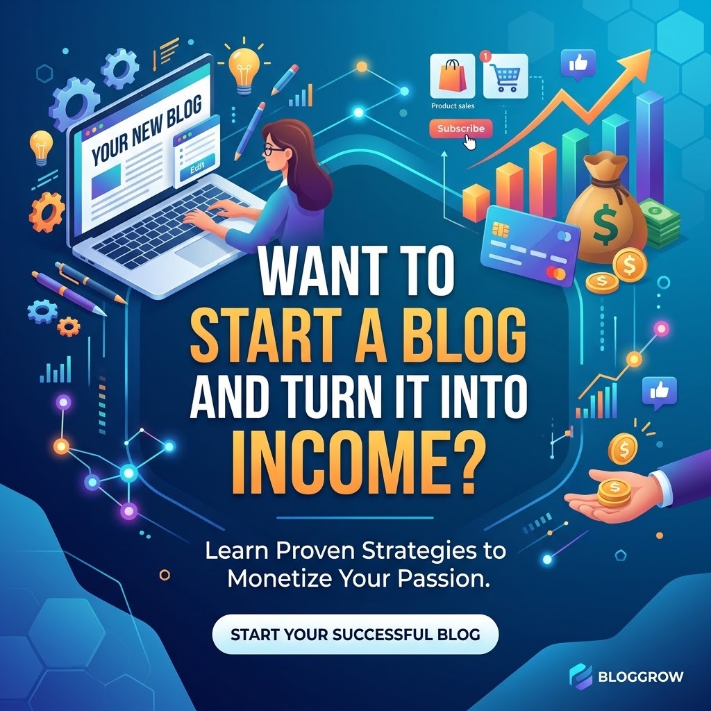 Want to start a blog and turn it into income?